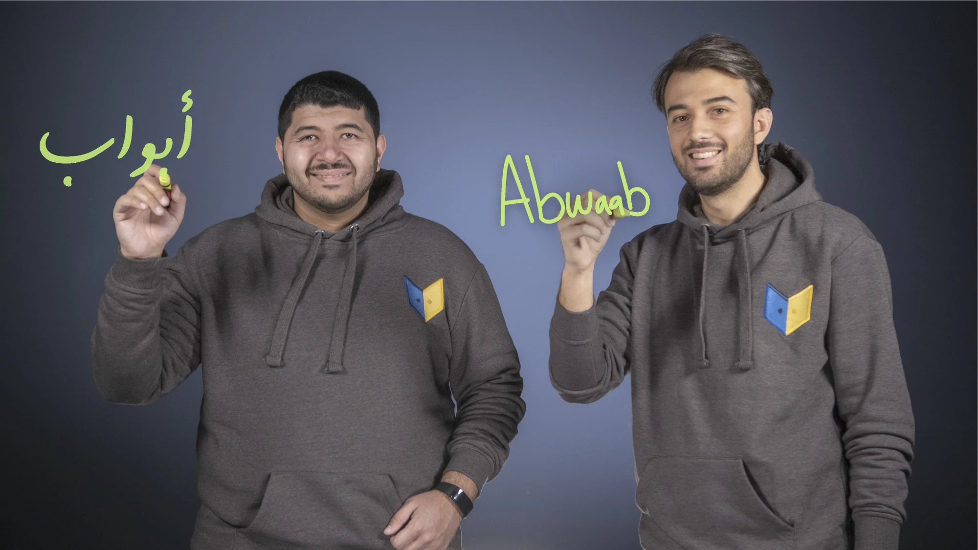 Abwaab co-founders Hamdi Tabbaa and Hussein Al-Sarabi